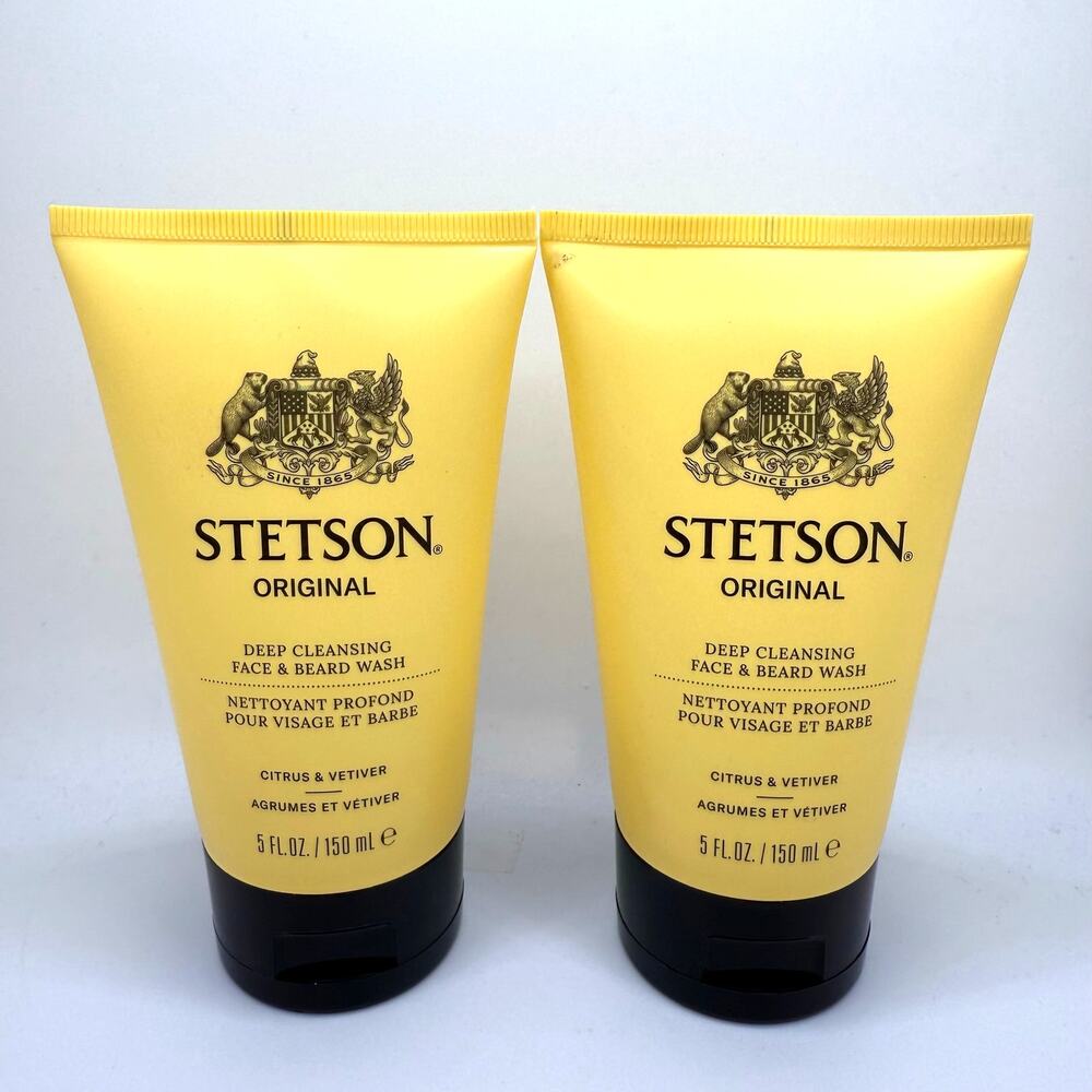 NEW Stetson Original Deep Cleansing Face and Beard Wash 5 Fl oz